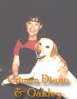 Cousin Diane Sullivan-Cummings and Oakley